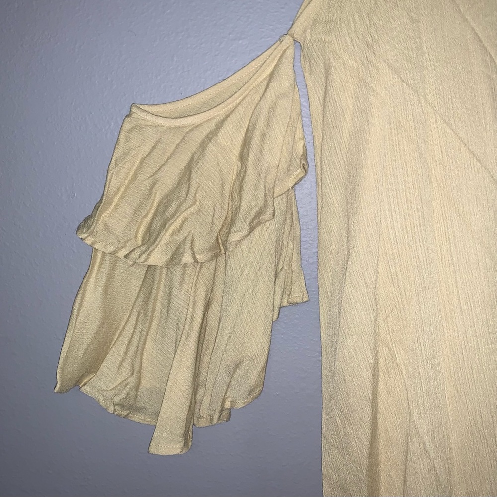 She and Sky Cold Shoulder Layered Sleeve Dress - Picture 4 of 8